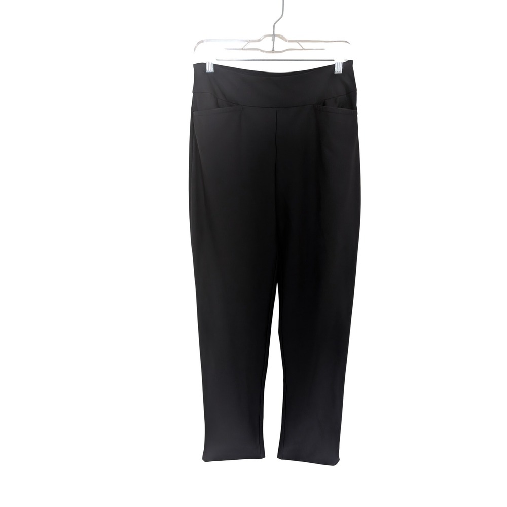 Tail Activewear Womens Black Pull On Golf Pants Size 8 Straight Leg GX4696-900X